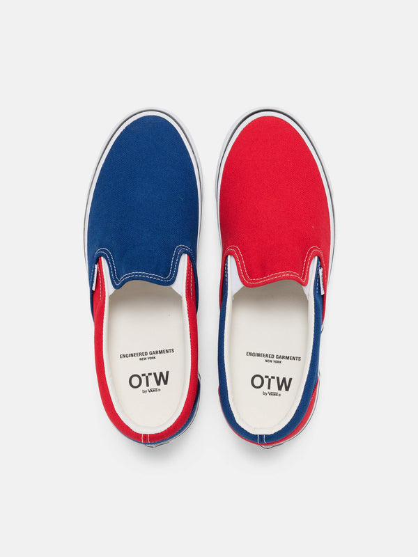 Haven X Engineered Garments OTW Classic Slip-On 98 Red/Navy