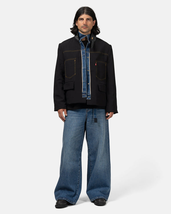 Haven X Levis Denim X Matelasse Twill Reversible Black X Blue
