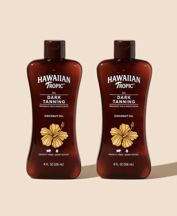 hawaiian tropic Dark Tanning Oil - 2 Pack