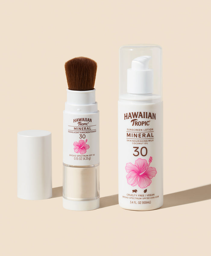 hawaiian tropic Mineral Face SPF 30 Sunscreen Set