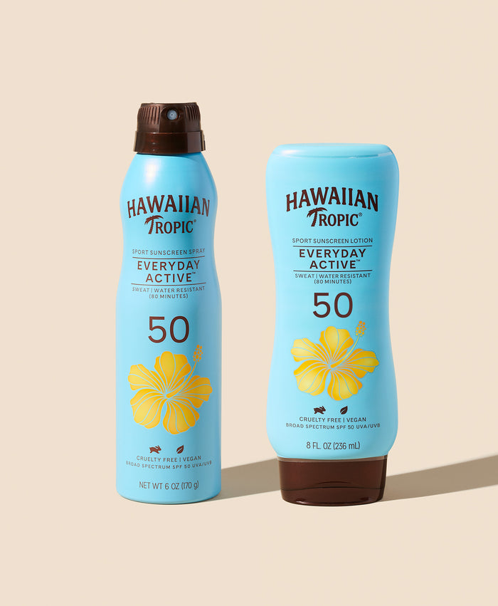 hawaiian tropic No Sweat SPF 50 Protection Set