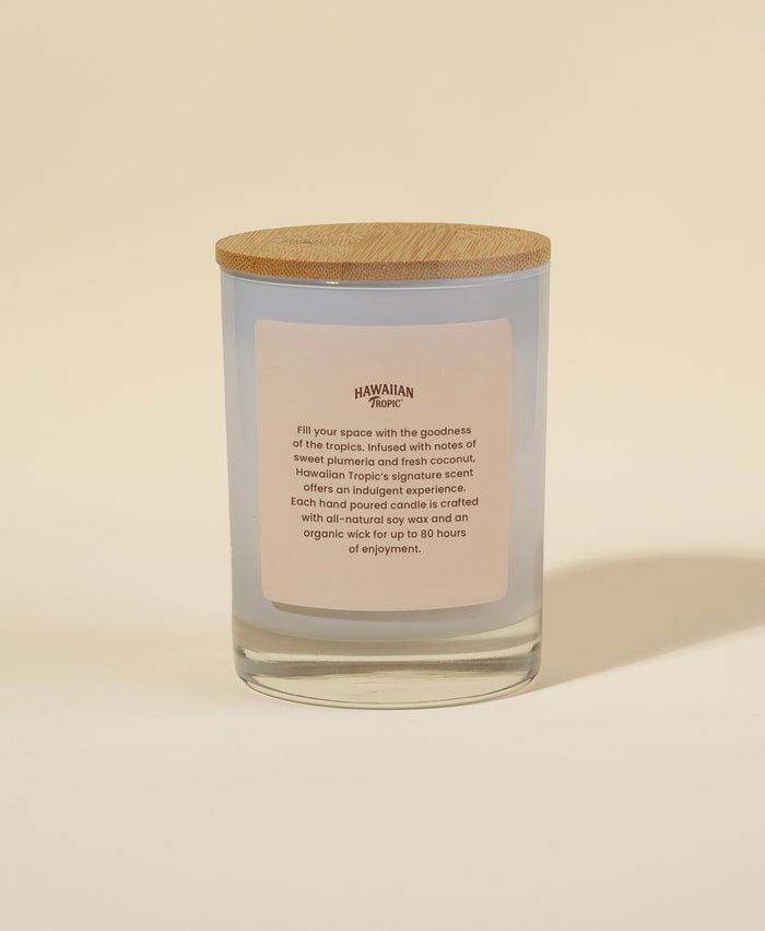 Hawaiian Tropic Plumeria + Coconut Candle