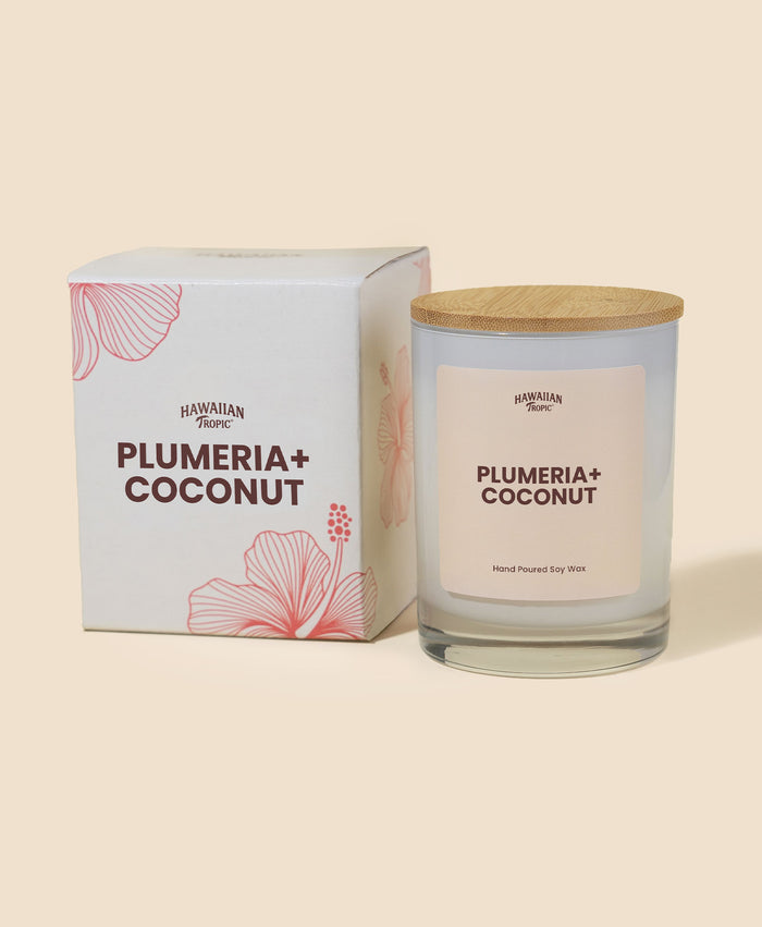 Hawaiian Tropic Plumeria + Coconut Candle