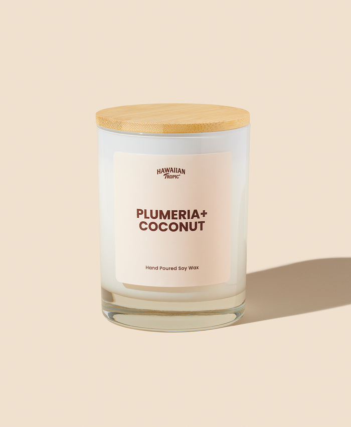 hawaiian tropic Plumeria + Coconut Candle