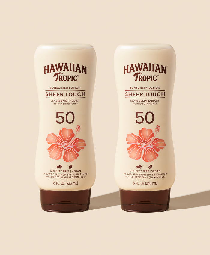 hawaiian tropic Sheer Touch Lotion SPF 50 - 2 Pack