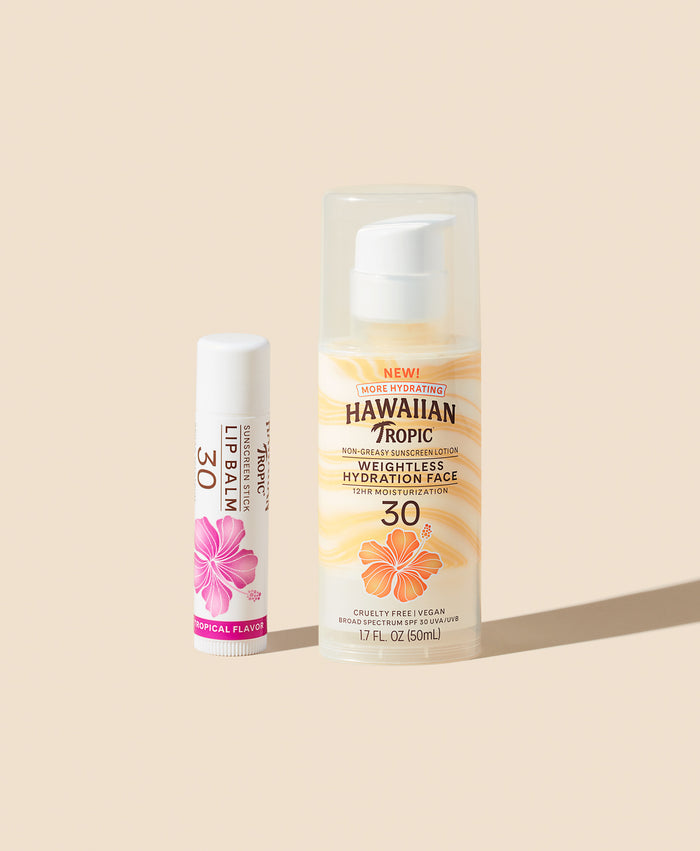 hawaiian tropic Hydrating Face SPF 30 Sunscreen Set