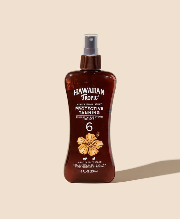 hawaiian tropic Island Tanning Oil Pump Spray SPF 6