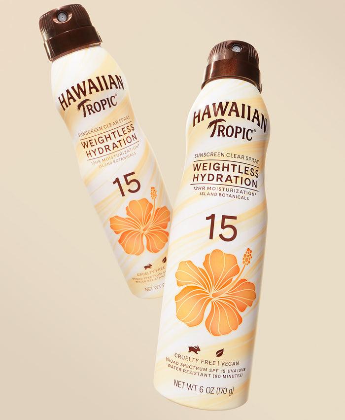 Hawaiian Tropic Weightless Hydration Clear Spray SPF 15