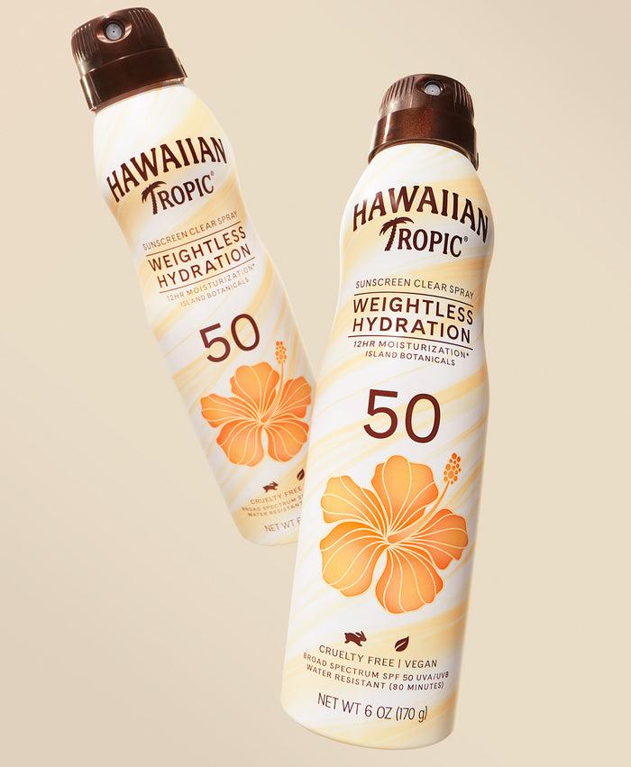 Hawaiian Tropic Weightless Hydration Clear Spray SPF 50
