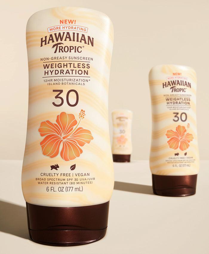 Hawaiian Tropic Weightless Hydration Lotion SPF 30 - 2 Pack