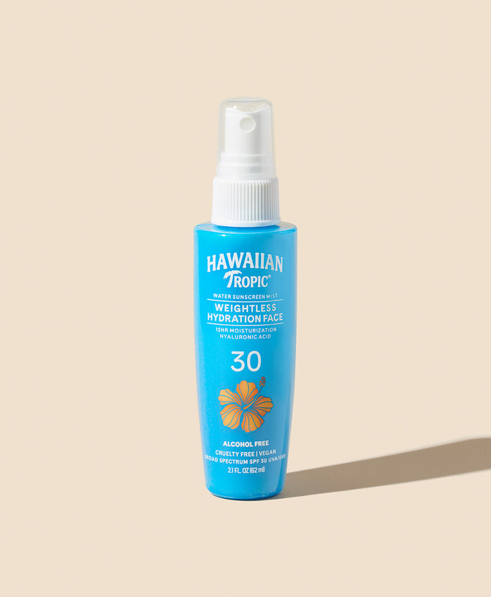 hawaiian tropic Weightless Hydration Water Mist for Face SPF 30
