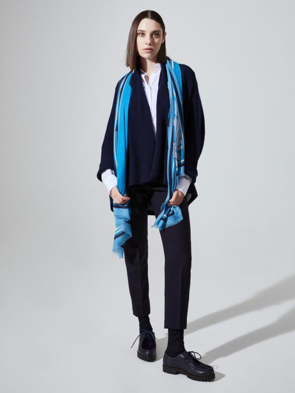 Hawico Breeze – Thistle Colour Block Accessories Lightweight Scarves