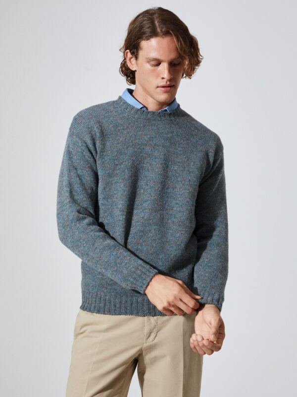 hawico Burnside Shetland Wool Sweater Men Lambswool & Shetland