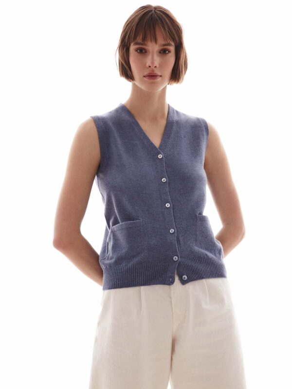 hawico Biba Buttondown Waistcoat Women Cardigans