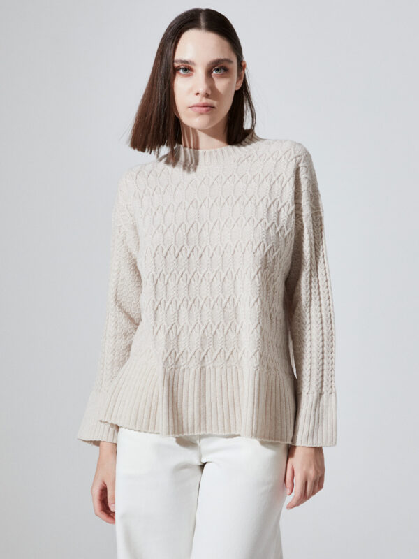 Hawico Heart Cable Jumper Women Jumper