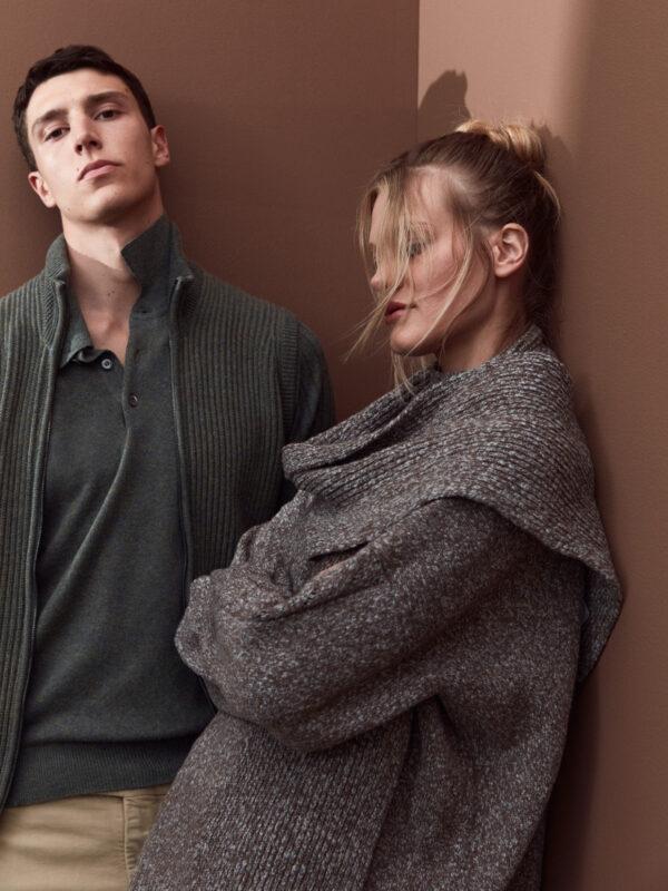 Hawico Inchinnan Rib-Knit Gilet Men Cardigans