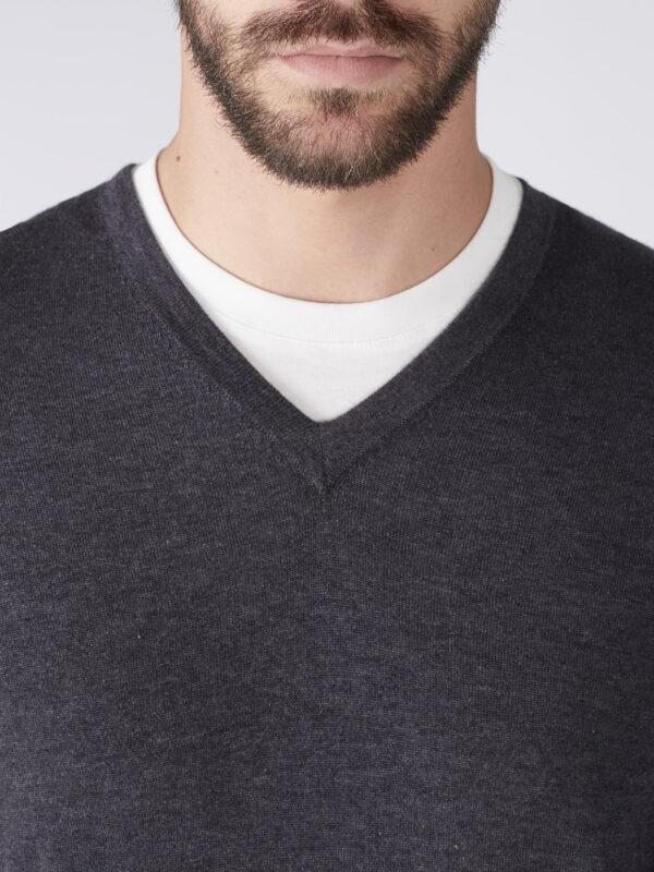 Hawico Jever V Neck Men Cashmere Silk