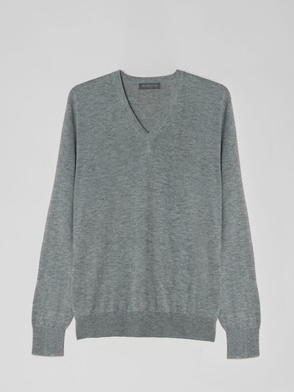 Hawico Jever V Neck Men Cashmere Silk