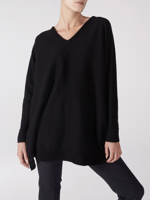 Hawico Stanton Oversized V Neck Women Jumper