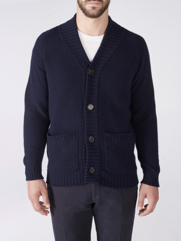 hawico Vaclav Thick V Neck Cardigan Men Cardigans