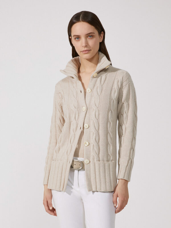 Hawico Versailles Cable Cardigan Women Cardigans