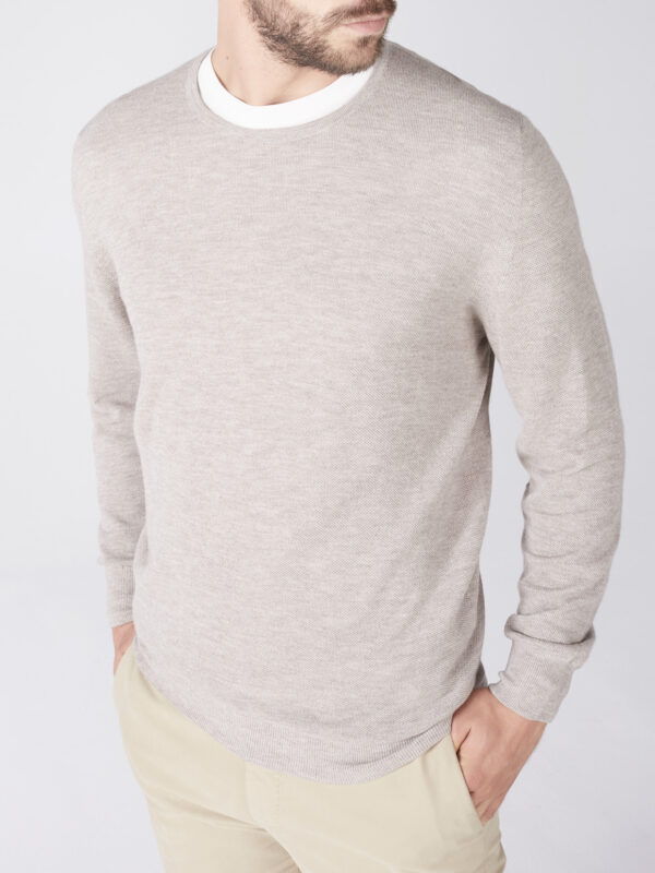 hawico Johannesburg Round Neck Sweater Men Cashmere Silk