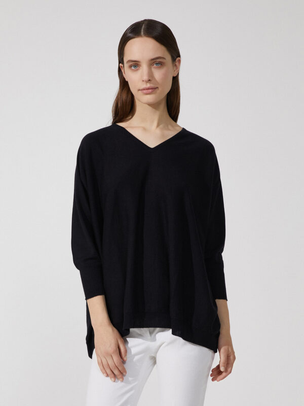 Hawico Lynn Cashmere Silk V Neck Women Cashmere Silk
