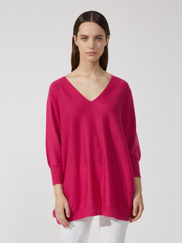 Hawico Lynn Cashmere Silk V Neck Women Cashmere Silk