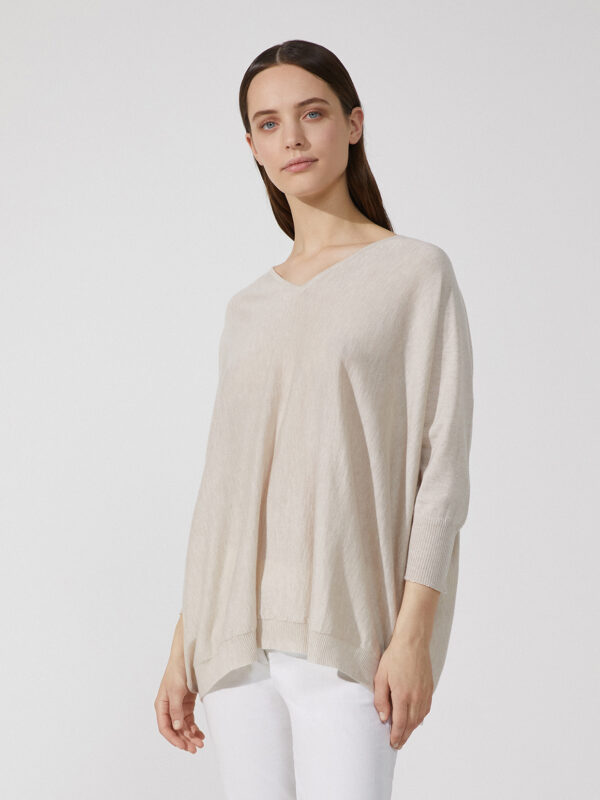 hawico Lynn Cashmere Silk V Neck Women Cashmere Silk