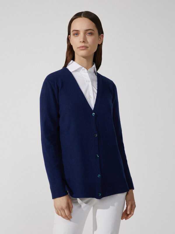 Hawico Sheena Classic V Neck Cardigan Women Cardigans