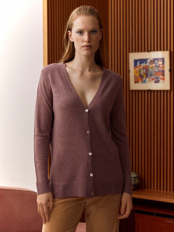 hawico Sheena Classic V Neck Cardigan Women Cardigans