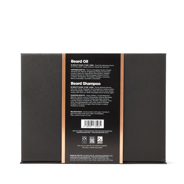 Hawkins & Brimble Beard Gift Set Box Grooming Giftsets