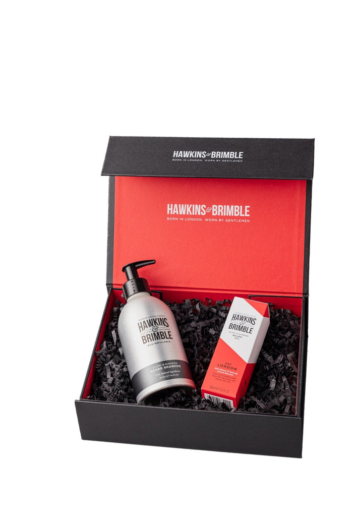 hawkins & brimble Beard Gift Set Box Grooming Giftsets