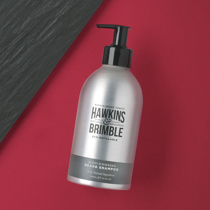 Hawkins & Brimble Beard Shampoo Eco Refillable 10.1 Fl Oz