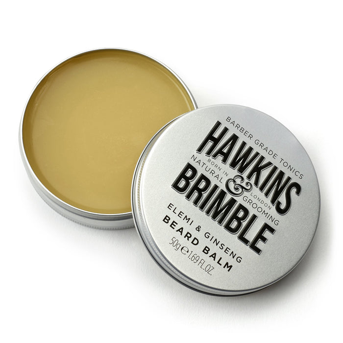 Hawkins & Brimble Eco-Refillable Beard Shampoo + Beard Balm Bundle
