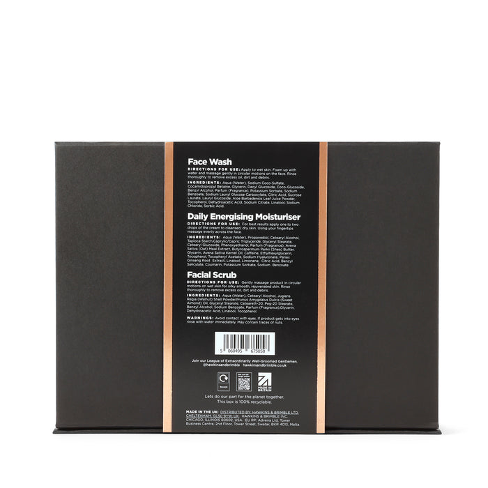 Hawkins & Brimble Facial Gift Set Box Grooming Giftsets