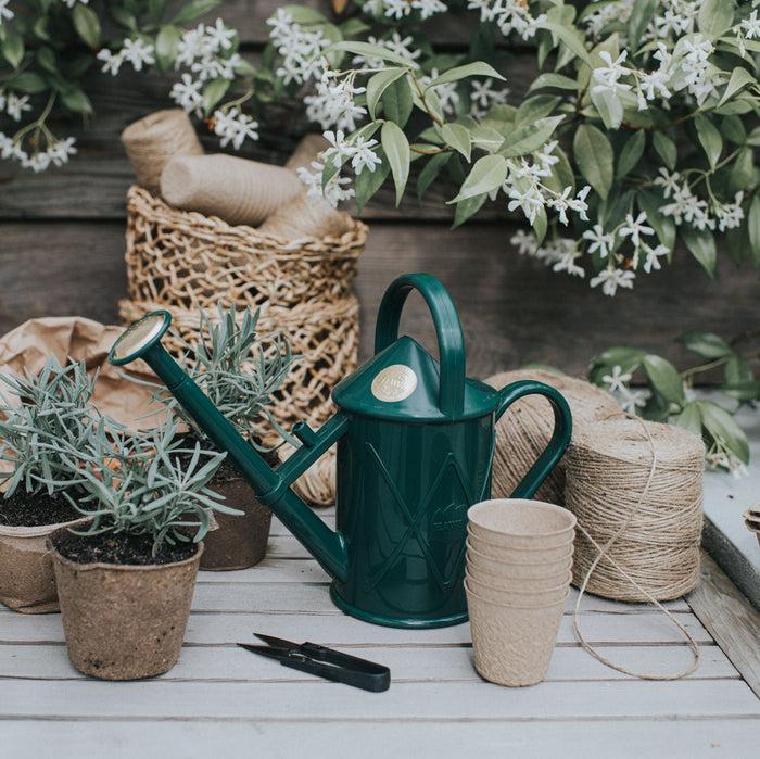 Haws The Bartley Burbler Green - Two Pint Indoor Plastic Watering Can
