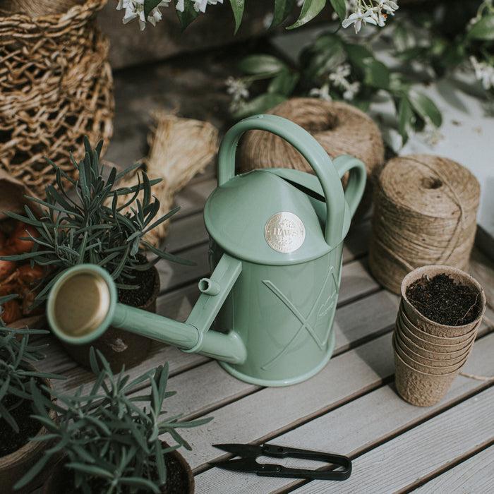Haws The Bartley Burbler Sage - Two Pint Indoor Plastic Watering Can