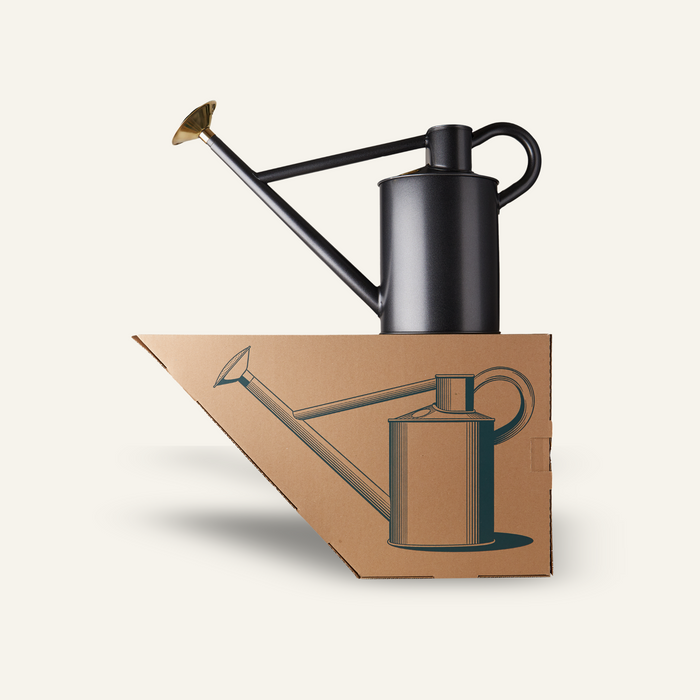 Haws The Bearwood Brook Graphite - Two Gallon Outdoor Metal Watering Can