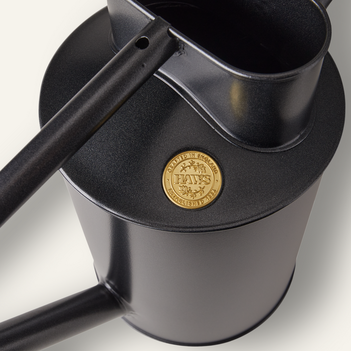Haws The Bearwood Brook Graphite - Two Gallon Outdoor Metal Watering Can