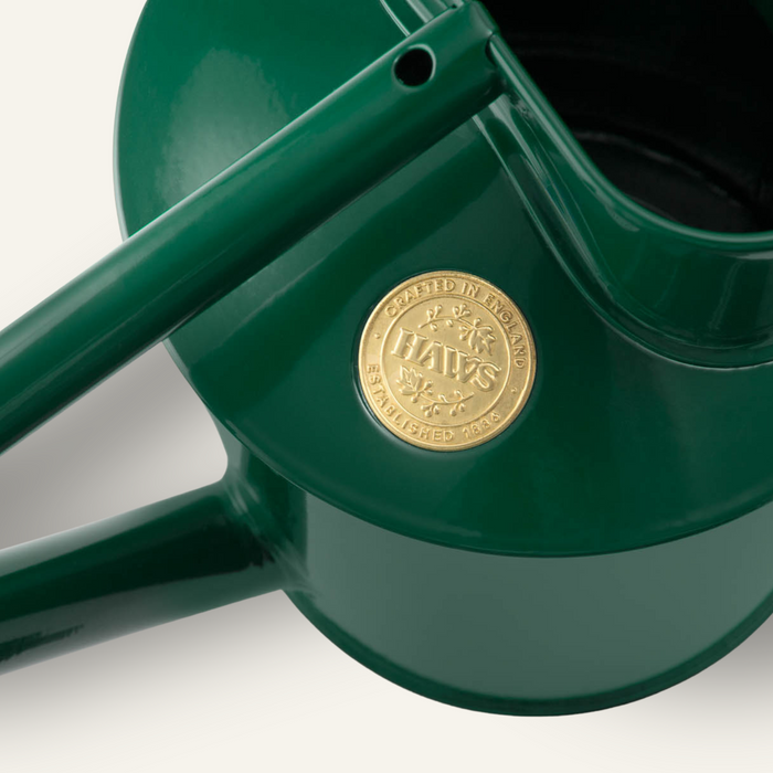 Haws The Bearwood Brook Green - One Gallon Outdoor Metal Watering Can