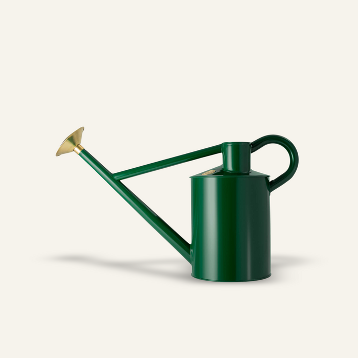 haws The Bearwood Brook Green - Two Gallon Outdoor Metal Watering Can
