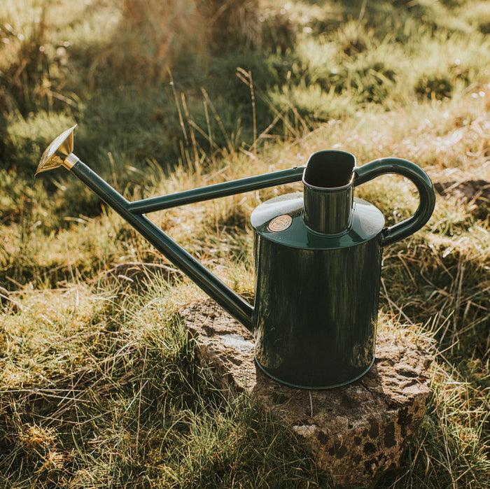 Haws The Bearwood Brook Green - Two Gallon Outdoor Metal Watering Can