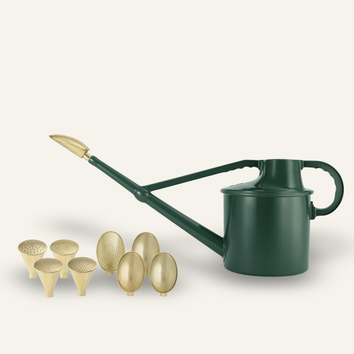 Haws The Cradley Deluxe - Full Monty Kit - One & A Half Gallon Outdoor Plastic Watering Can