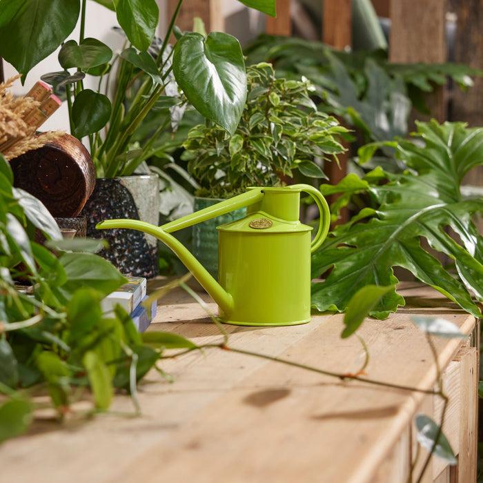 Haws The Fazeley Flow - Apple Green - Two Pint Indoor Metal Watering Can