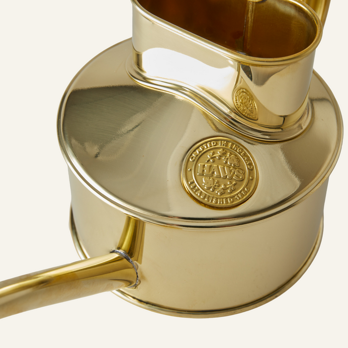 Haws The Fazeley Flow Brass - One Pint Indoor Metal Watering Can