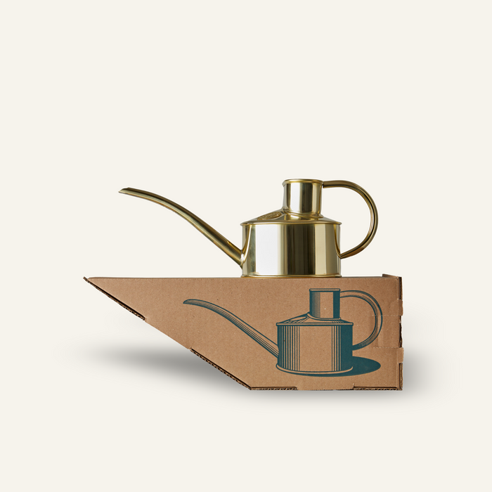 Haws The Fazeley Flow Brass - One Pint Indoor Metal Watering Can