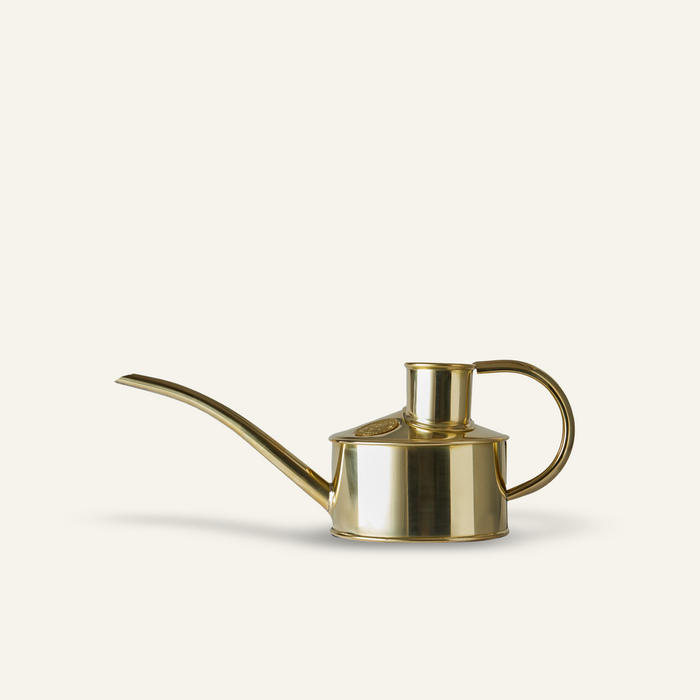 haws The Fazeley Flow Brass - One Pint Indoor Metal Watering Can