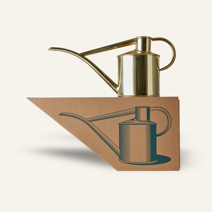 Haws The Fazeley Flow Brass - Two Pint Indoor Metal Watering Can