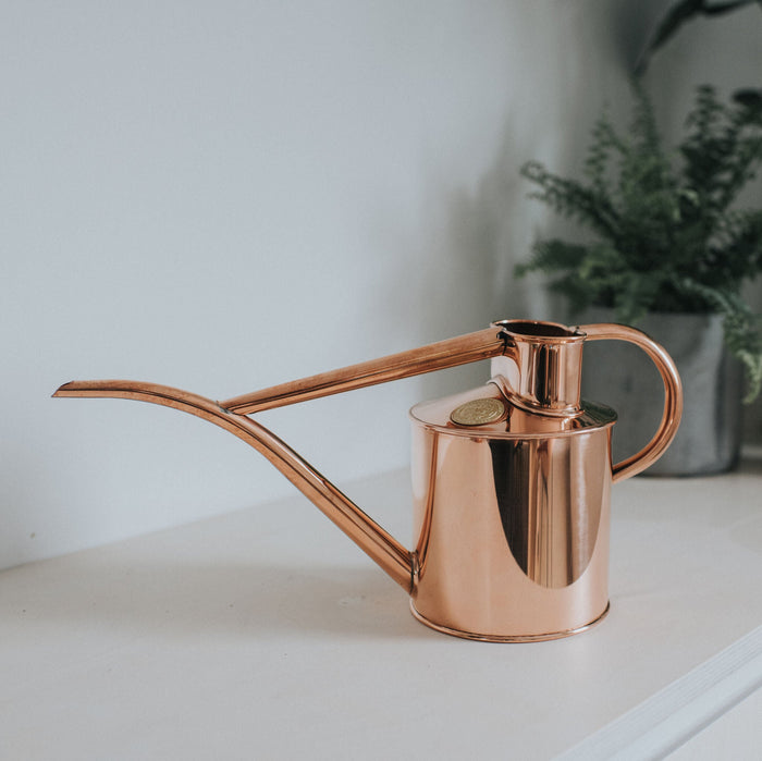 Haws The Fazeley Flow Copper - Two Pint Indoor Copper Watering Can